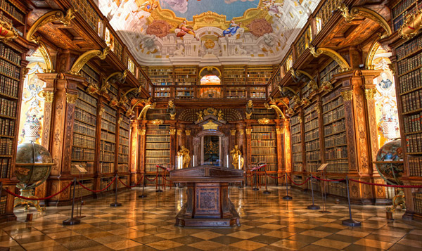 03.Biblioteki Świata - Biblioteka Opactwa Benedyktynów w Melku Austria.jpg