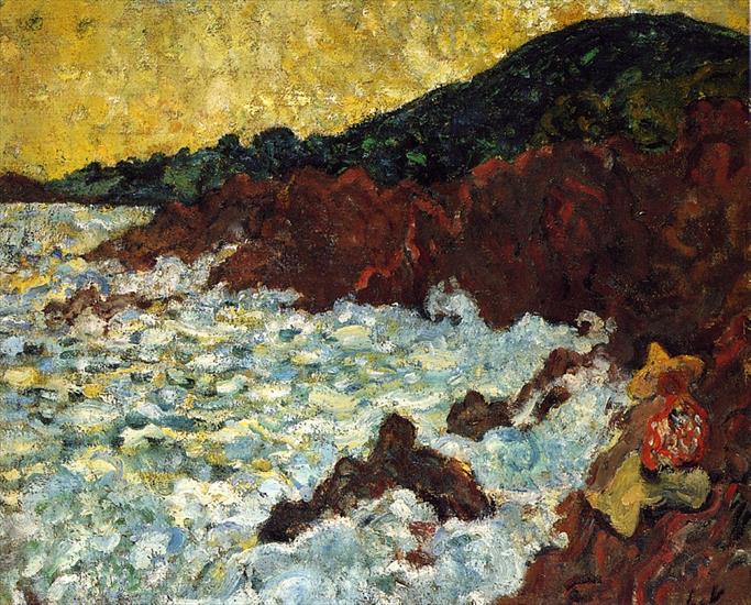French Postimpressionism - Louis Valtat - Rocks at Antheor, 1904.jpeg