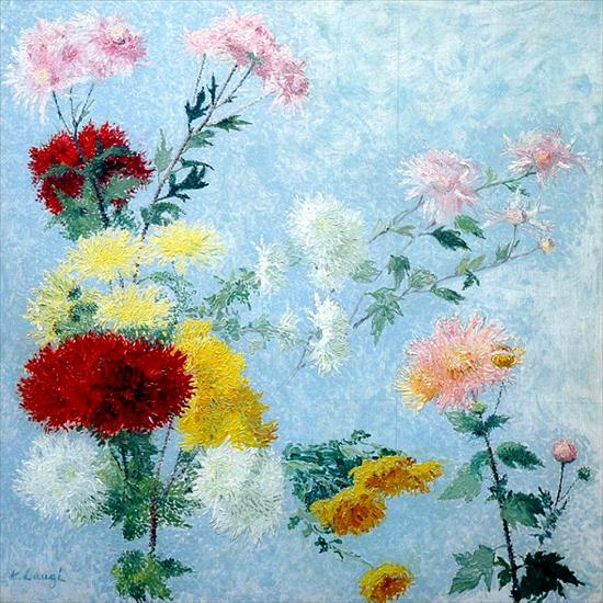 French Postimpressionism - Achille Lauge - Etude de Chrysanthemes.jpg