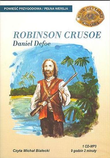 Daniel Defoe - Robinson Crusoe - audiobook - okładka audioksiążki.jpg