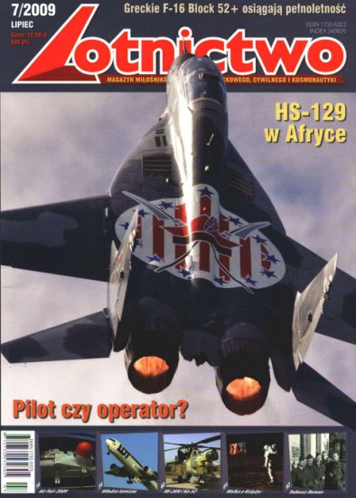 Lotnictwo - Lotnictwo 2009-07 okładka.jpg