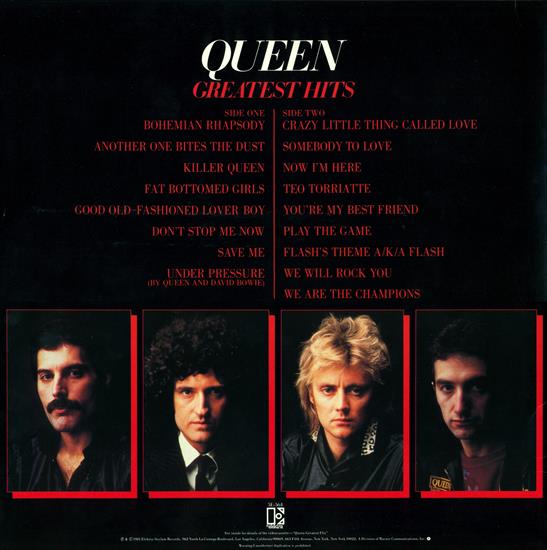 Queen - Greatest Hits 1981 24 bit FLAC vinyl - back cover.jpg