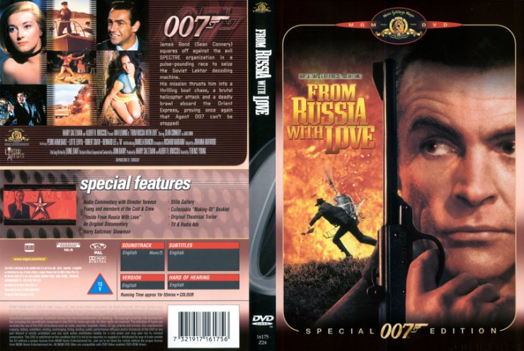 James Bond - 007 Complete ... - James Bond G 007-02 Pozdrowienia z Rosji - From Russia with Love 1963.10.10 DVD ENG.jpg