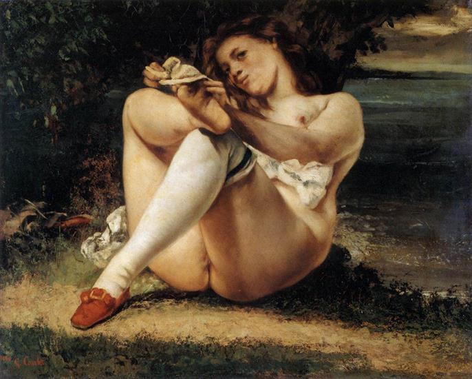 Gustave Courbet - Courbet,_Gustave_-_Woman_with_White_Stockings_-_c._1861.jpg