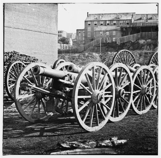 Marynarka, artyleria - libofcongr232 Unknown location. 6-pdr. field gun, model 1841.jpg