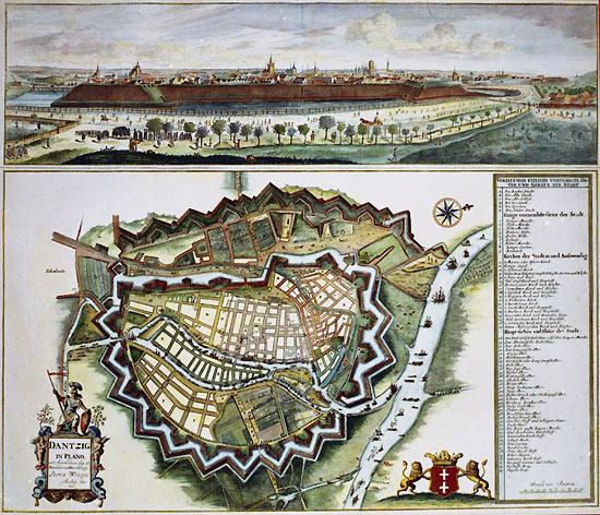 mapy i pamiątki - Widok Gdańska.1687.jpg