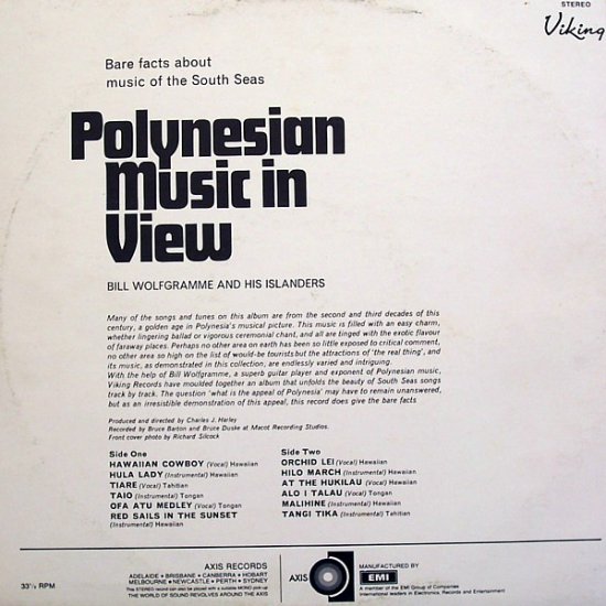 Muzyka polinezyjska Billy Wolfgramme - Polynesian music in view - bill2.jpg