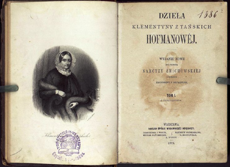 Hoffmanowa Klementyna - Hoffmanowa Klementyna - Dzieła 01.png