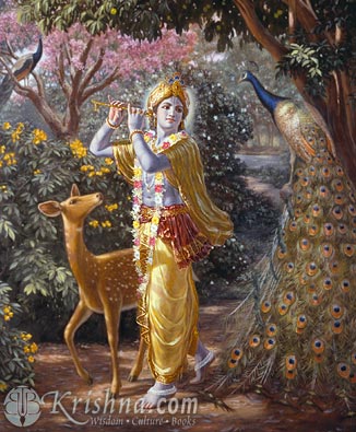Bogowie - Krishna plays His flute.jpg